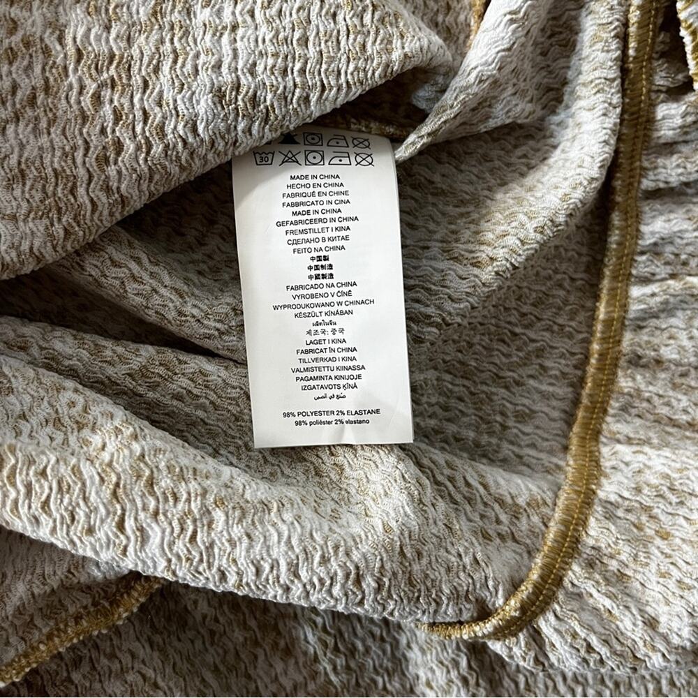 Michael Kors Daytime paisley mini dress khaki - S - Picture 11 of 12